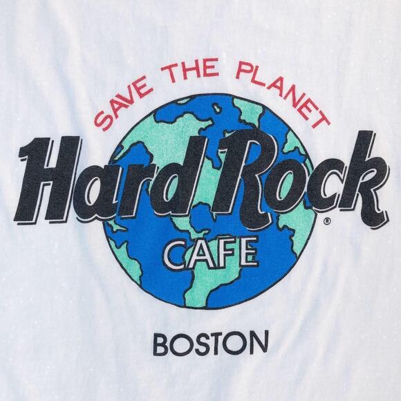 90s Hard Rock Cafe Boston Save the Planet tank top 1990s vintage - Picture 2 of 4